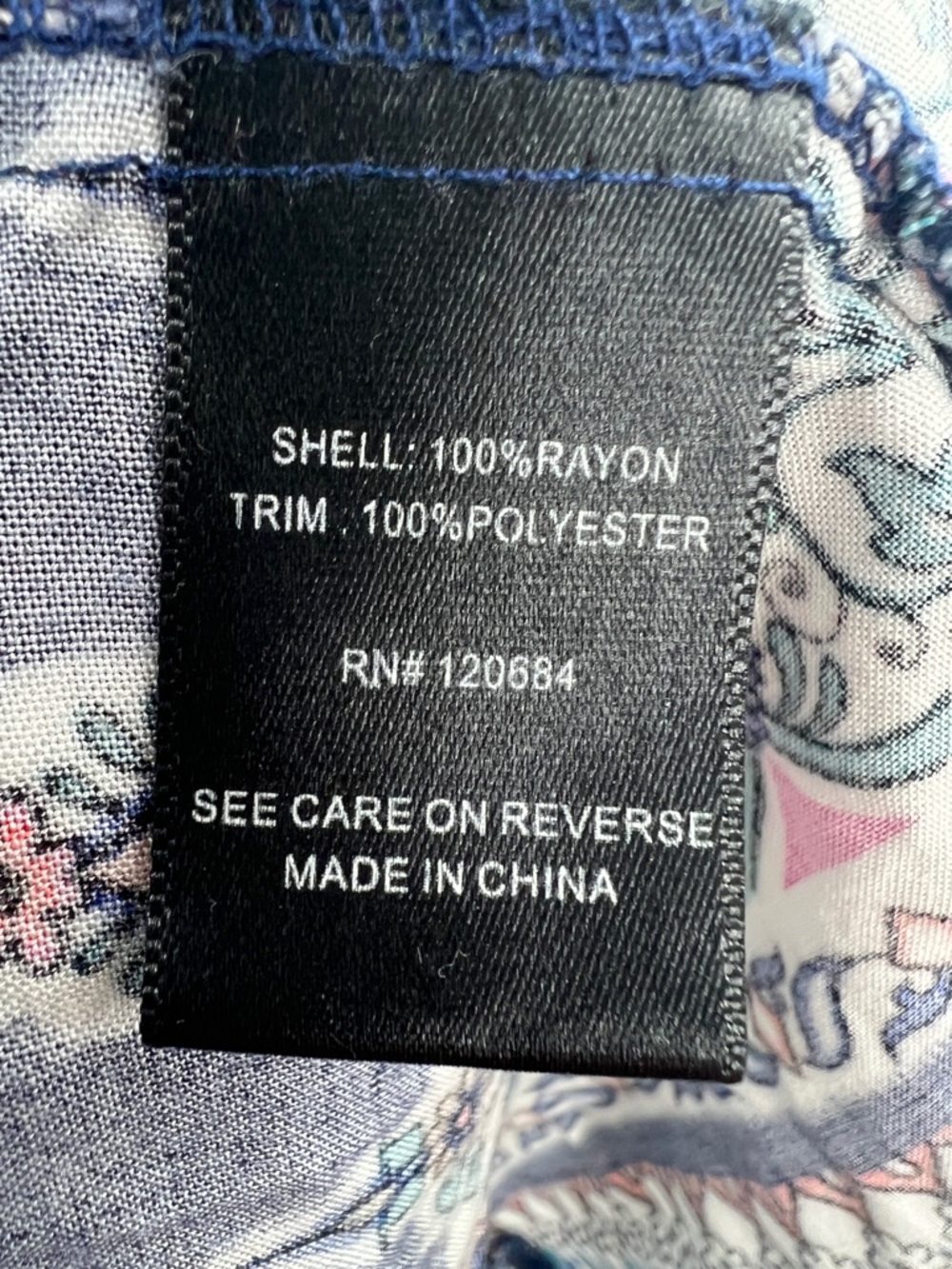 Torrid Challis Tee Dress Multicolor Mixed Prints Mini size 3X - Picture 8 of 8
